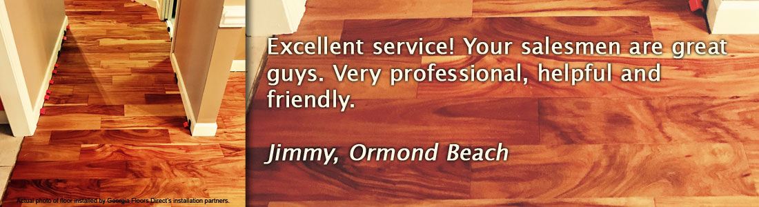 Hardwood flooring testimonial
