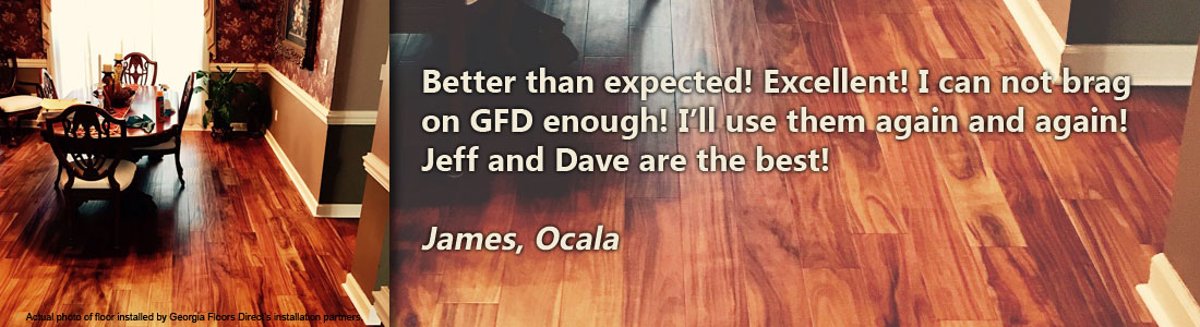 Hardwood flooring testimonial