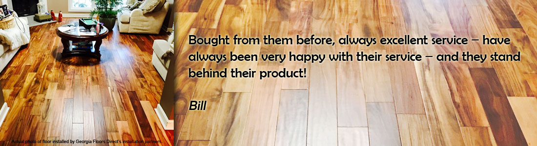 Hardwood flooring testimonial