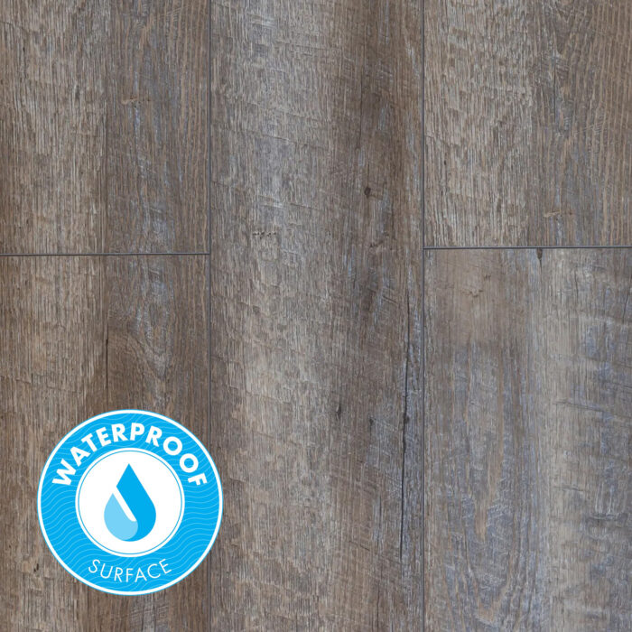Waterproof Luxury Vinyl Plank - wood-look - Weathered Gray