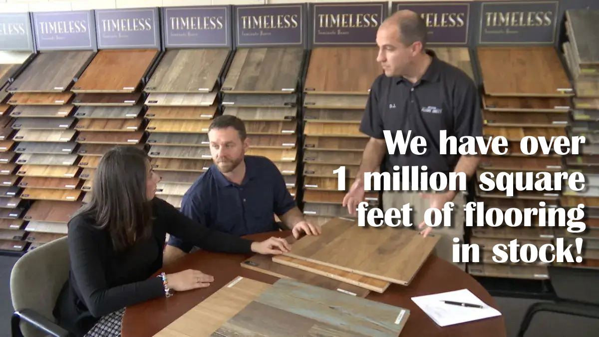 consult Over 1 million square feet in stock.