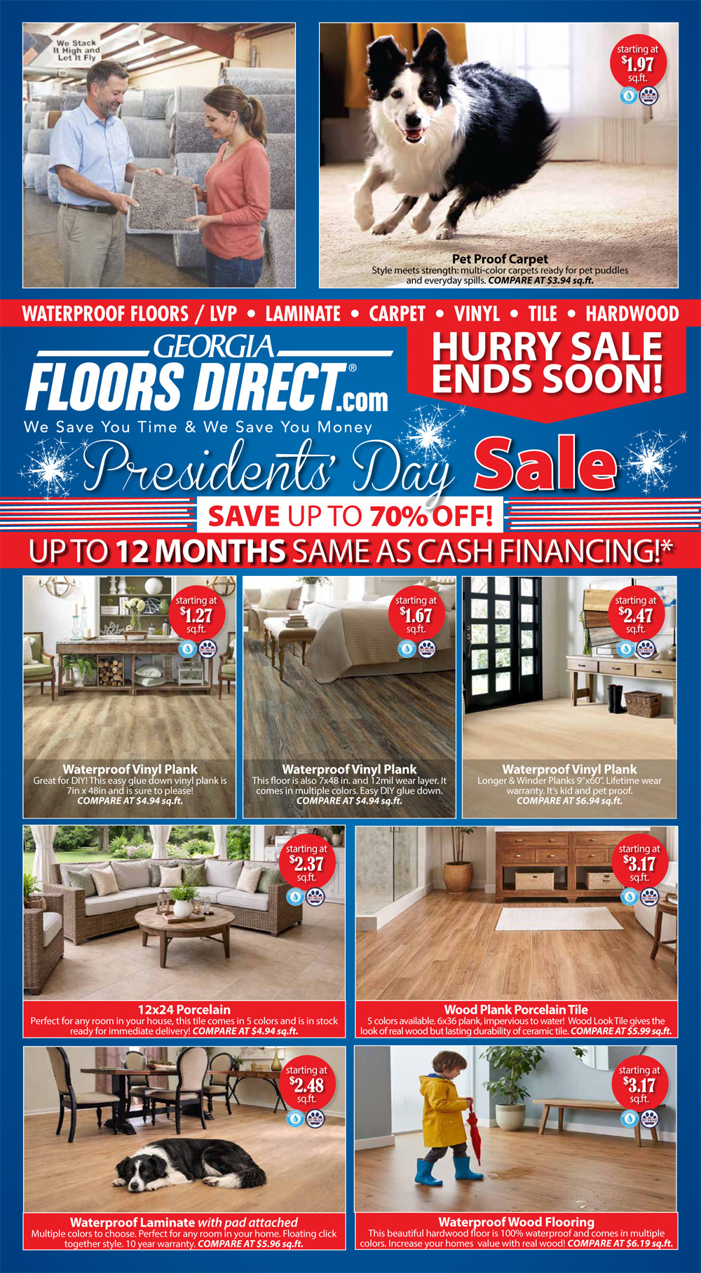 Specials at all our locations.