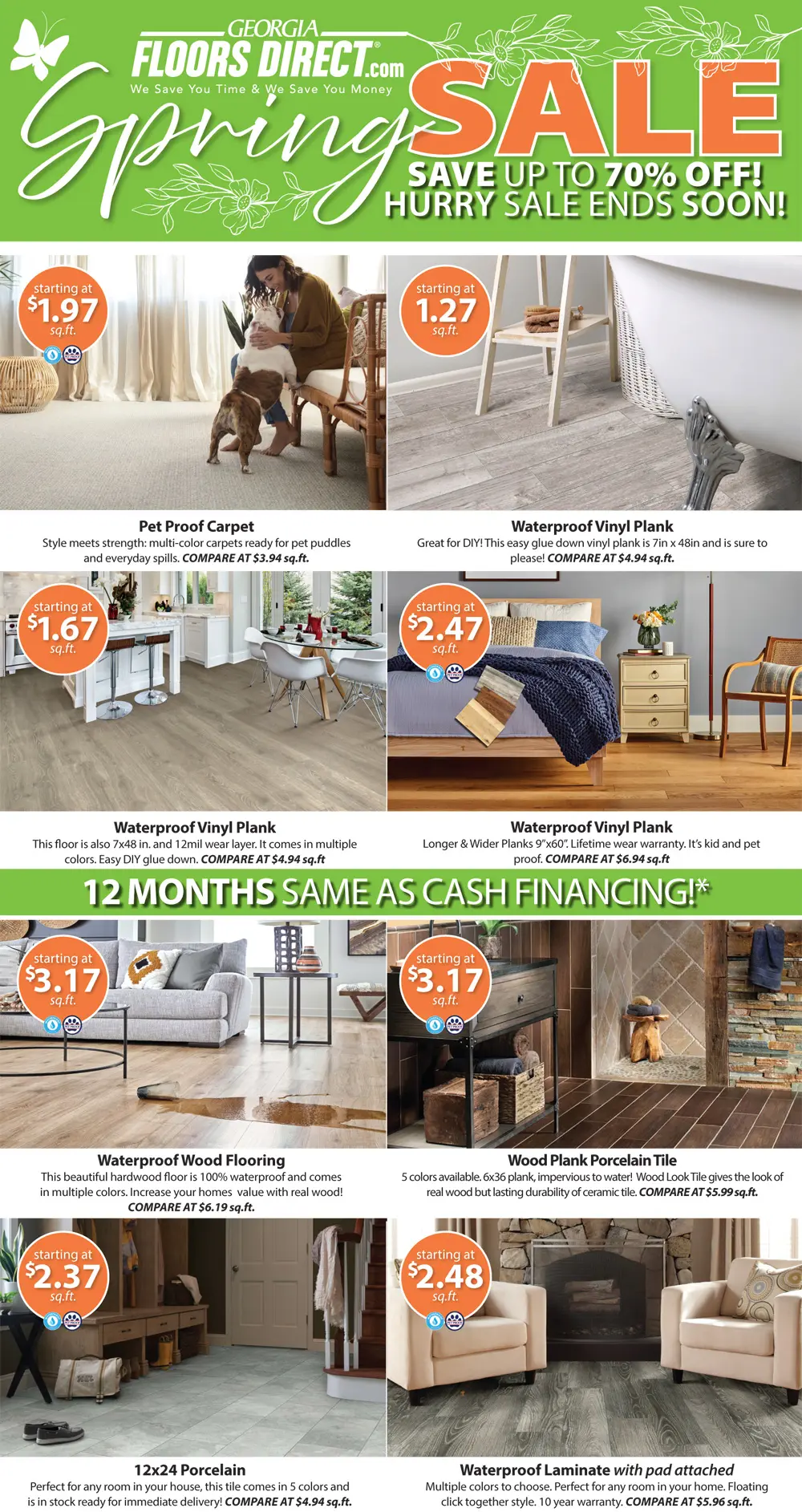 Specials at all our locations.