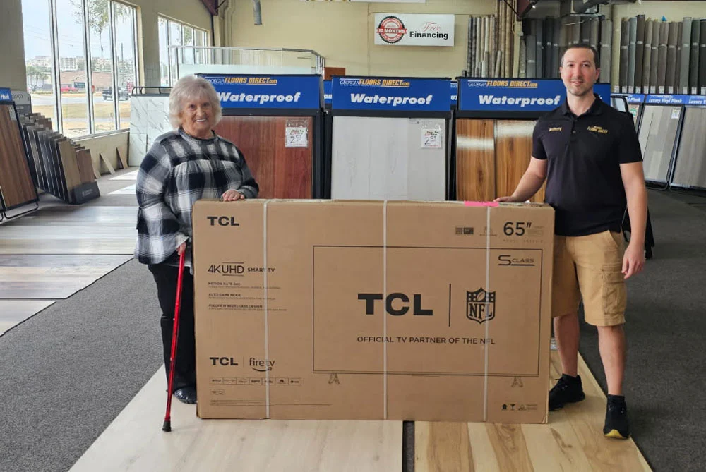Big congratulations to Ken and Bonnie Hall for winning the 65” Smart TV giveaway! 🎉Enjoy your new prize, and thanks to everyone who participated!
