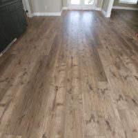 The best flooring in Lakeland Home entryway with wood-look lvp flooring.