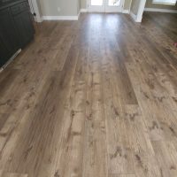 The best flooring in Lakeland Home entryway with wood-look lvp flooring.